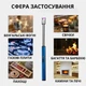 Зажигалка с USB зарядкой кухонная гибкая електрическая для газовой плиты и свечей с индикатором заряда LIGHTER 9590 Синяя - изображение 4
