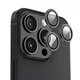 Захисне скло BlueO Metal на камеру для Apple iPhone 16 Pro / 16 Pro Max / 15 Pro / 15 Pro Max Чорний / Black - изображение 3
