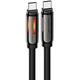 Дата кабель Hoco U136 Prize Type-C to Type-C 60W (1.2m) Black - зображення 1