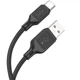 Дата кабель Hoco X90 Cool silicone USB to Type-C (1m) Black - изображение 1