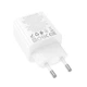 Сетевое зарядное устройство Hoco N56 Fundador PD30W four-port (2USB-A/2C) White - изображение 2