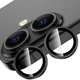 Захисне скло Metal Classic на камеру (в упак.) для Apple iPhone 16 (6.1") / 16 Plus (6.7") Чорний / Black - изображение 5