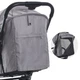 Детская прогулочная коляска El Camino ME 1129 Link Silver Striped до 22 кг - изображение 9