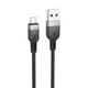 Кабель Hoco X109 USB - Micro USB, силиконовый, 2 м, черный, для зарядки и передачи данных - изображение 3