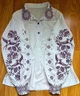 Женская вышиванка Ласточка S Молочная - изображение 7