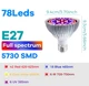 Фітолампа для рослин світлодіодна E27, 78 LED, 50 Вт - зображення 2