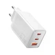 Зарядний пристрій ESSAGER ECT67W Gan 1USB 2T-C 67W white (ECT67W-LJB02-Z) - зображення 3