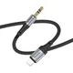 Кабель AUX HOCO UPA26 Fresh digital audio conversion Cable Lightning 1m Черный - изображение 5