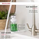 Дозатор для моющего средства KITCHENAID Sinkware 350 мл c подставкой для губки белый (KEG887OSWH) - изображение 11