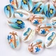 Морские Ракушки Каури с Принтом, без Отверстия, Микс, 18-22x13-14x6-8мм, 10 шт - изображение 4