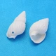 Бусины Морские Ракушки Окрашенные, Белый, 17~31x10~15x8~11мм, Отверстие: 1мм, около 75шт/50г - изображение 4