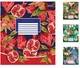 Зошити учнівські формату А5 18 клітинка. 1В Floral series, 25 шт. в упаковці - зображення 1