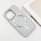 Шкіряний чохол SnapCase with MagSafe для Apple iPhone 12 Pro Max (6.7") Grey - изображение 3