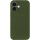 Силіконовий чохол із захистом камери Full Camera Protective для Apple iPhone 17 Dark Olive - зображення 1