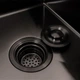 Кухонна мийка CM 58*48 R чорна PVD VALESO Handmade (круглий сифон 3,0/1.0) - зображення 6