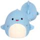 Maskotka Squishmallows Fuzzamallows Shark Davie 30 cm (196566194199) - obraz 6