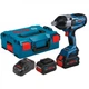 Аккумуляторный гайковерт Bosch 06019J8502 GDS 18V-1050 H (18В, 3/4", 1050 Нм, 8 Ач) ударный + 2 АКБ и зарядное устройство (23777) - изображение 3