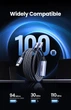 Кабель 2в1 Ugreen One-for-two Fast Charging (2 Type-C) 100W (1.5m) Black - зображення 5