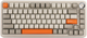 Клавіатура AJAZZ AK820 MAX Grey Beige Orange Бездротова Ігрова Механічна. 2.4G/Bluetooth/Кабель. Батарея 8000mAh. Flying Fish Switch - зображення 1