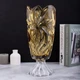 Ваза на нозі бурштинового кольору 365 мм Bohemia Flora Amber 8KH29 72S70 365 H - изображение 2