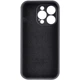 Чехол Fiji Silicone Case Full Camera для Apple iPhone 16 Pro Max бампер накладка с защитой камеры Black - изображение 2