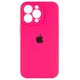 Чехол Fiji Silicone Case Full Camera для Apple iPhone 16 Pro Max бампер накладка с защитой камеры Hot Pink - изображение 1