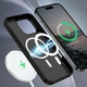Чехол Berlia Armor Carbon для Apple iPhone 16 Pro бампер с MagSafe Grey - изображение 3