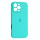 Чехол Fiji Silicone Case Full Camera для Apple iPhone 16 Pro бампер накладка с защитой камеры Ice Sea Blue - изображение 1