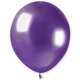 Латексна повітряна куля без малюнка Gemar Хром фіолетовий Shiny Purple, хромовані кулі 5" 13 см - зображення 3