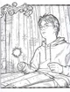 Раскраска Harry Potter Coloring Wizardry Colouring Book Гарри Поттер 90 страниц А4 - изображение 4