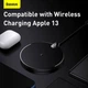 Зарядний пристрій бездротовий Baseus 15W CCED000001 - зображення 7