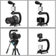 Стабилизатор многофункциональный Gimbal AY-49U с Bluetooth микрофоном и светодиодной лампой - изображение 3