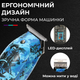 Триммер для стрижки волос и бороды VGR V-923 аккумуляторный с LED-индикатором, синий - изображение 9