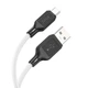 Кабель USB – Micro USB 2.4A 1 м Hoco X90 Cool Silicone Black - изображение 3
