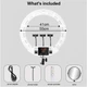 Лампа Кольцевая LED Veron FD-640 II 100W 3200-5500K white с зеркалом - изображение 2