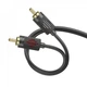 Кабель 2 RCA — 2 RCA 1 м Hoco UPA29 Black - зображення 6