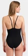 Купальник закрытый женский Arena Mesh Panels Swimsuit Closed Ba 42 Черный 006661-500 - изображение 4