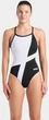 Купальник закритий жіночий Arena Diamond Swimsuit Lightdrop Bac 42 007757-510 - зображення 6