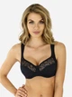 Бюстгальтер с косточками кружевной Rosme RS Annija 564717 90G Черный (4750484757575) - изображение 1