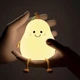 Дитячий нічник PEAR силіконова акумуляторна LED лампа - світильник для сну у формі Груші, 7 режимів кольору (96510440) - зображення 3
