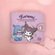 Детский кошелек на кнопке MINISO Kuromi картхолдер / визитница для карт и денег с аниме персонажем Sanrio Куроми, фиолетовый (96539229) - изображение 3