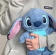 Детская мягкая игрушка с грелкой для горячей воды Lilo&Stitch резиновая грелка + плюшевый чехол в виде Стича, синий (96710960) - изображение 3