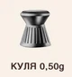 Пульки пневматические Шершень 0.5г 450 шт калибр 4.5mm - изображение 2