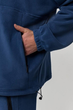 Мужской спортивный костюм на флисе в стиле оверсайз на молнии KM 00371 2XL-3XL Джинс ( AN-00371/02 E ) - изображение 9
