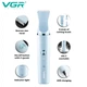 Акумуляторна машинка для стрижки тварин VGR V-205 3 насадки/800mAh/LED indicator/IPX7/Blue (10547) - зображення 4