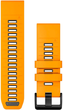 Ремінець Garmin QuickFit Silicone Band 26mm Spark Orange/Graphite (010-13393-01) - зображення 1