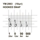 Застібка MiniMax Hooked Snap №0 12 кг 10 шт. (YM-2003-0) - зображення 3