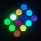Набор люминесцентных пигментов (люминофор) Tricolor Glow Box для маникюра 12 шт * 5 г (1 набор) - изображение 3
