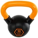 Гиря тренировочная цельная обрезиненная с окрашенной ручкой LiveUp Urethane competition kettlebell UAZE5336-10 10кг (чугун, черный-оранжевый) - изображение 3