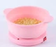 Аппарат для нагрева воска с силиконовой чашей Silicon Wax Warmer CL-2208 9517, розовый - изображение 4